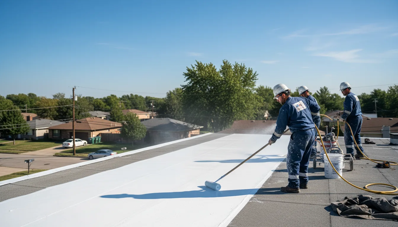 Commercial roof coating in Solomon, KS near me